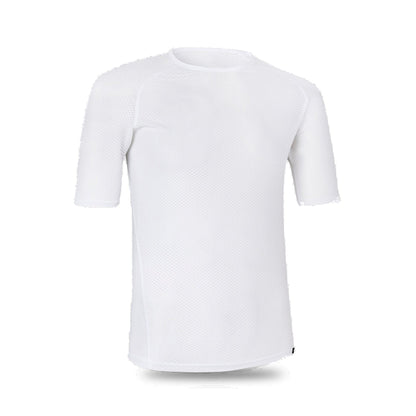 Camiseta interior de manga corta GRIPGRAB MALLA ULTRALIGERA blanca