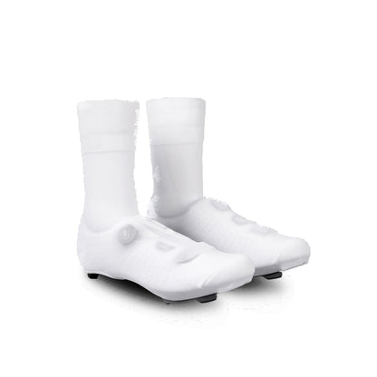 Cubrezapatillas de carretera GRIPGRAB PRIMAVERA para primavera y otoño blancos