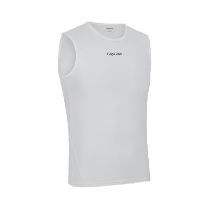Camiseta interior sin mangas GRIPGRAB MALLA ULTRALIGERA blanca
