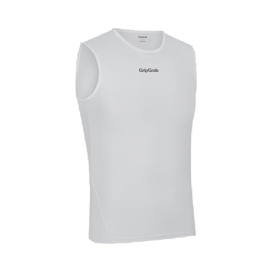 Camiseta interior sin mangas GRIPGRAB MALLA ULTRALIGERA blanca