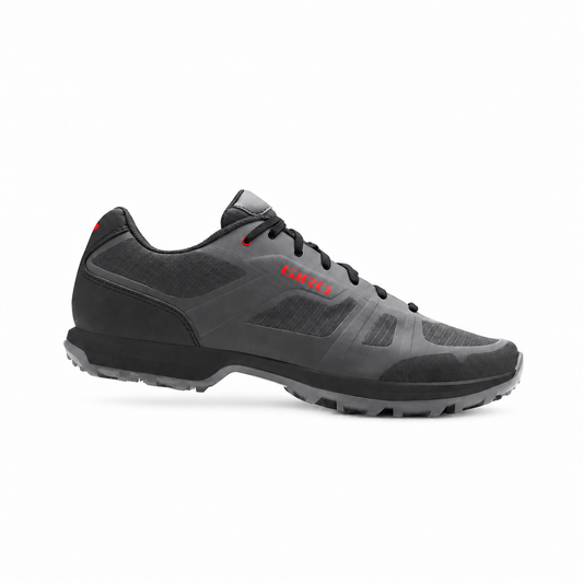 Zapatillas de MTB/gravel GIRO GAUGE para mujer grises/negras — vista lateral exterior
