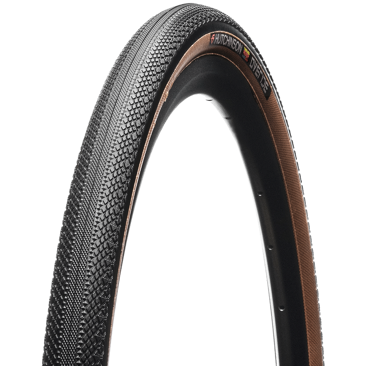 Neumático HUTCHINSON OVERIDE 700x40c Hardskin Tubeless Ready Negro/Beige
