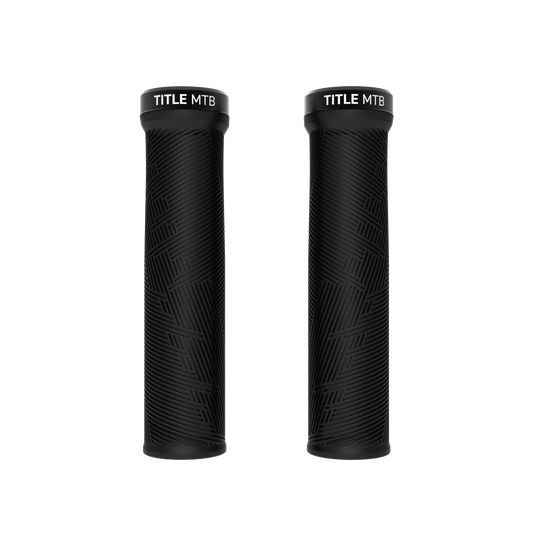 Grips Title MTB FORM Lock-On Negro - par vista de frente