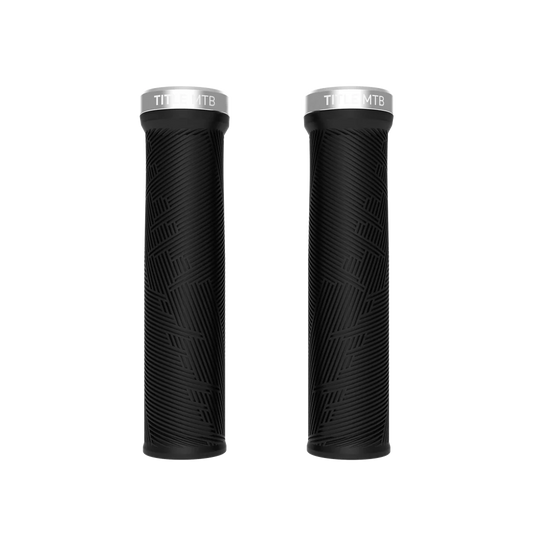Grips TITLE FORM Lock On Negro/Cromo