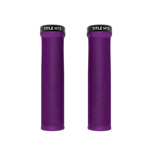 Grips Title MTB FORM Lock-On Violet - par vista frontal