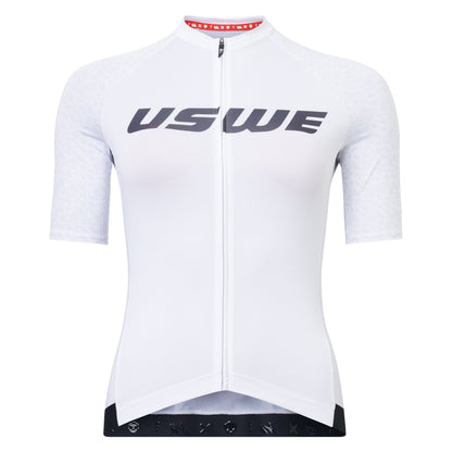 Maillot USWE GRUS GRAVEL Manga Corta Mujer Blanco