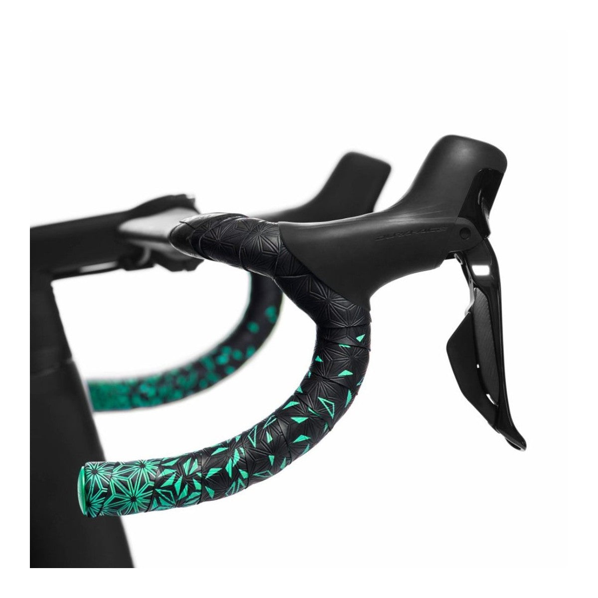 SUPACAZ SUPER STICKY KUSH STAR FADE Cinta de Manillar Negra/Turquesa