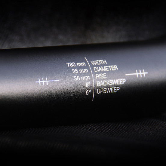 Percha SB3 KROMA Rise 38mm 780mm Negro Verde