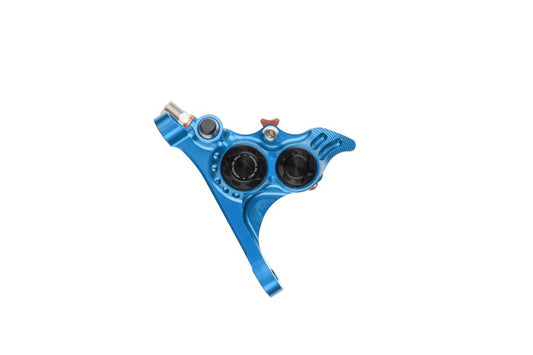 Pinza de Freno Delantera HOPE RX4+ SL FMF (+20) 70mm 4 Pistones Azul Mineral