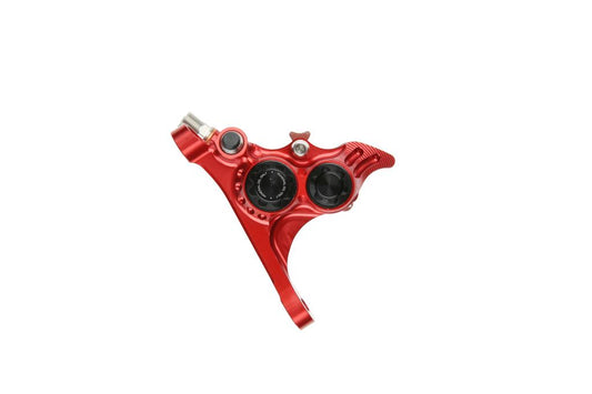 Pinza de Freno Delantera HOPE RX4+ SL FMF (+20) 70mm 4 Pistones Rojo Mineral