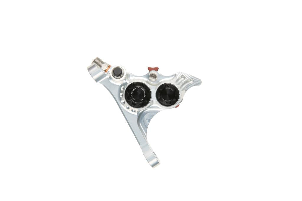 Pinza de Freno Delantera HOPE RX4+ SL FMF (+20) 70mm 4 Pistones Plata Mineral