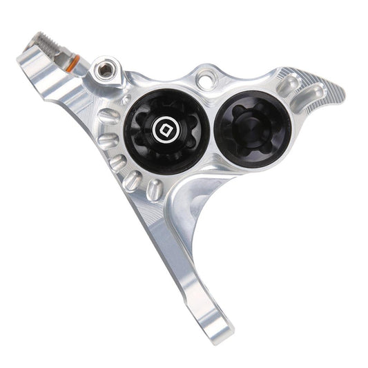 Pinza de Freno Delantera Hidráulica HOPE RX4+ FMF (+20) 70mm 4 Pistones DOT Plata