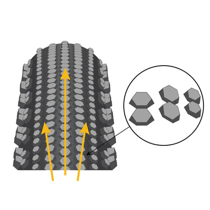 Neumático ENVE HEX CARAPACE 700c Tubeless Ready Beige