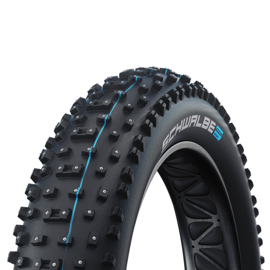 Neumático SCHWALBE Al MIGHTY SuperGround Addix 26x4,80 Tubeless Easy, blando, negro, con clavos