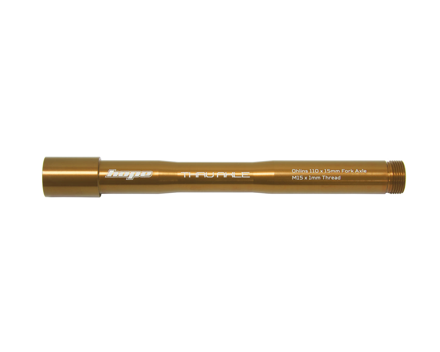 Eje de rueda delantera HOPE para horquillas OHLINS RXF34/RXF36/RXF38 Bronce