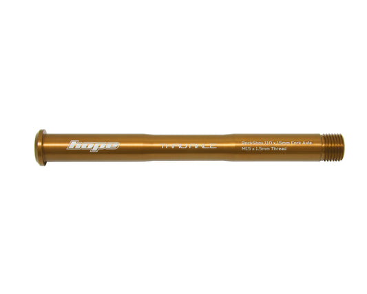 Eje de rueda delantera HOPE para horquilla ROCKSHOX Pike/Lyric/Zeb Bronce