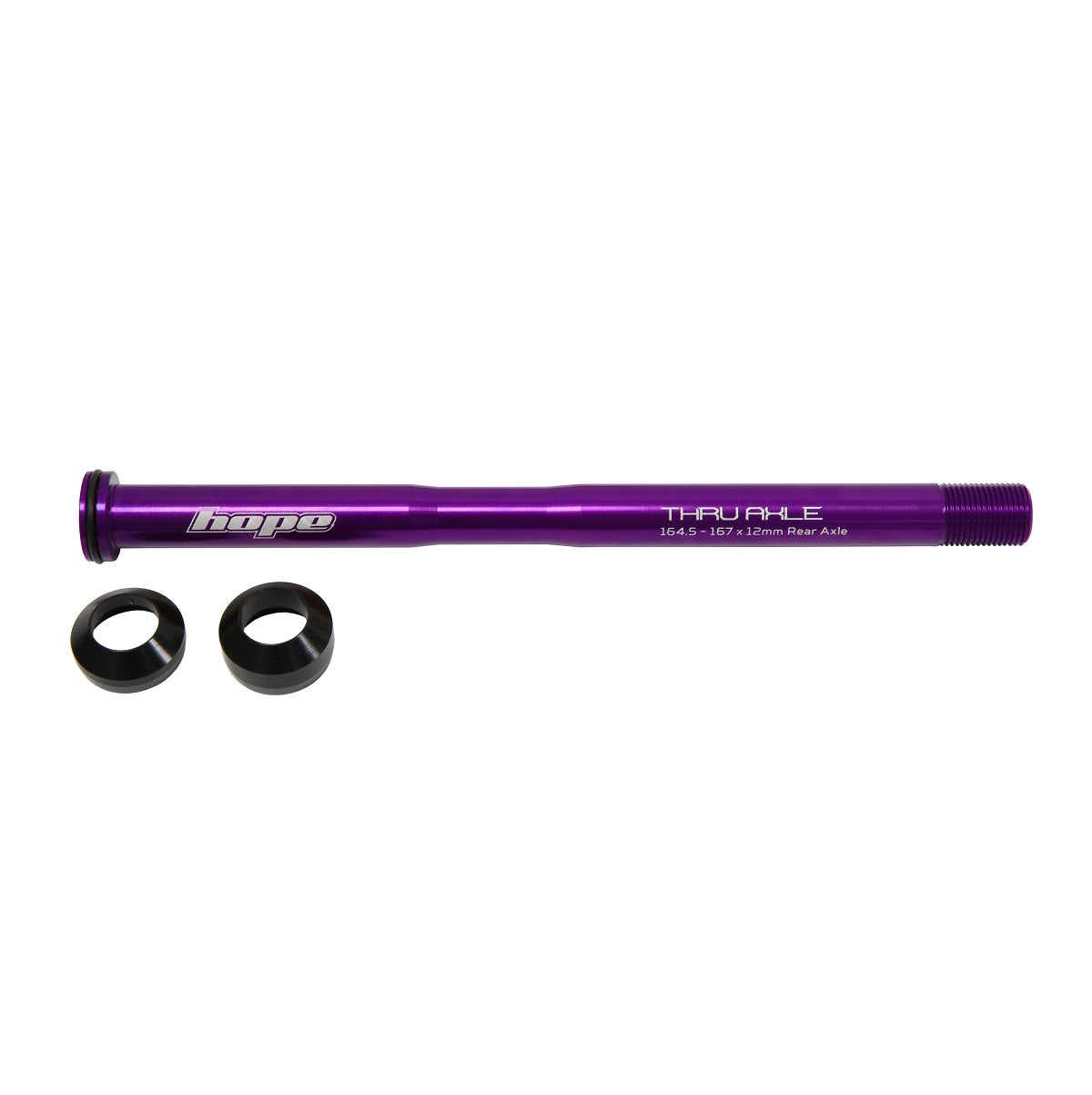 HOPE Eje de rueda trasera 164.5-167mm #HTAR167 Morado