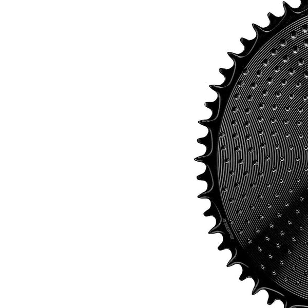 Par de Platos 12v ALUGEAR AERO 8 Agujeros para Sram
