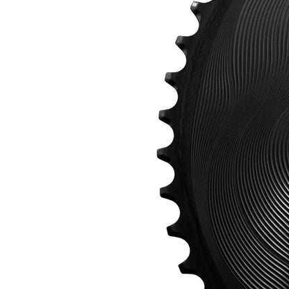 Par de Platos 12V ALUGEAR AERO 110 BCD para Shimano GRX Negro