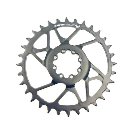 Plato Mono SRAM S1000 T-TYPE EAGLE BOOST 12V Acero Direct Mount Offset 3mm Negro
