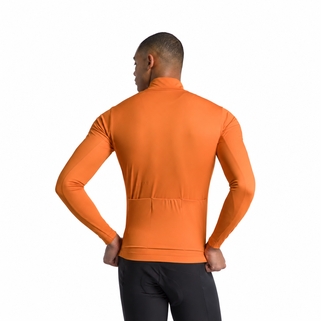 Chaqueta SPORTFUL CLASSIC 2 naranja, vista trasera sobre fondo blanco