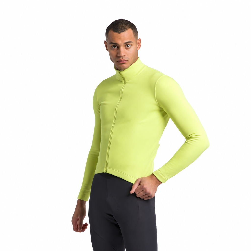 Chaqueta SPORTFUL CLASSIC 2 amarilla, vista frontal sobre fondo blanco