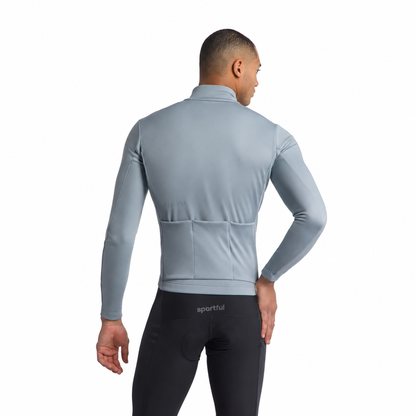 Chaqueta SPORTFUL CLASSIC 2 gris, vista trasera sobre fondo blanco