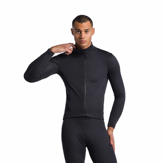 Chaqueta SPORTFUL CLASSIC 2 negra, vista frontal sobre fondo blanco