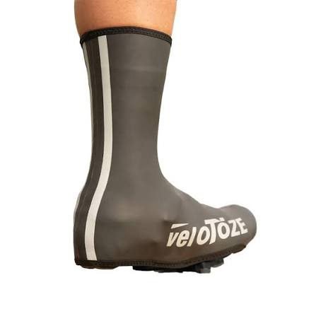 Cubrezapatillas VELOTOZE ALTAS DE NEOPRENO Negro/Blanco