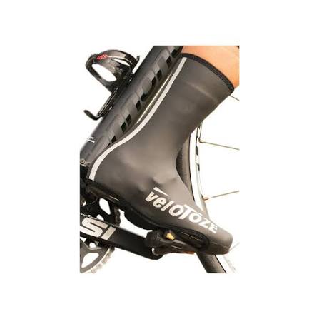 Cubrezapatillas VELOTOZE ALTAS DE NEOPRENO Negro/Blanco