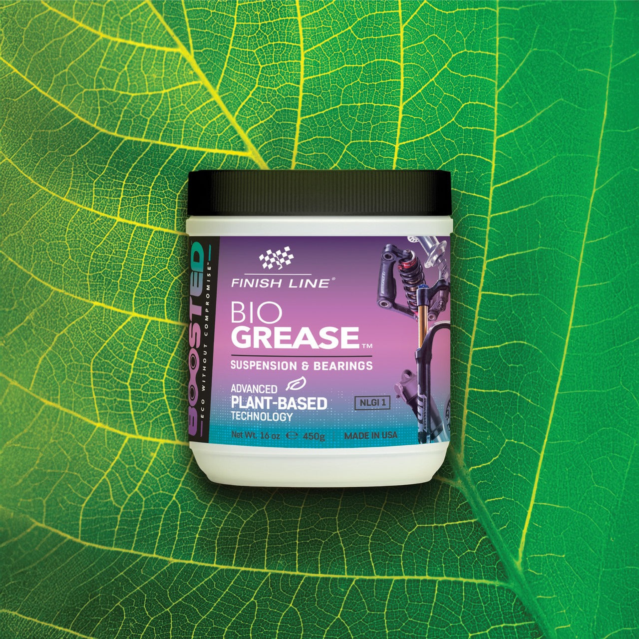 Grasa de suspensión FINISH LINE BOOSTED™ BIO CLEAN (454 g)