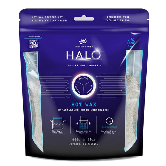 HALO WAX FINISH LINE Lubricante para cadenas Gránulos de cera caliente (600 g)