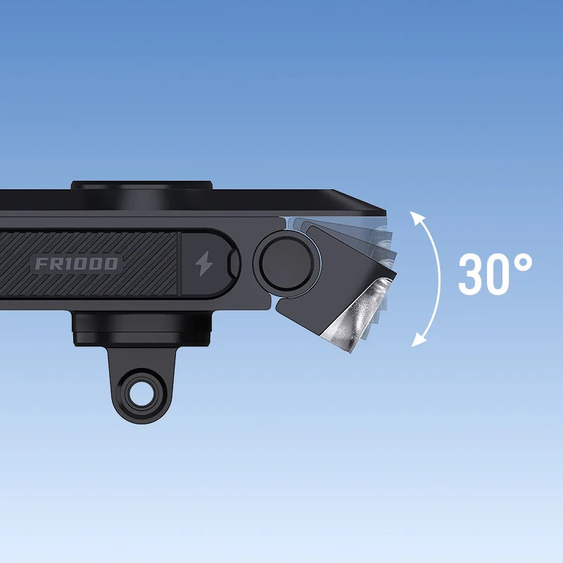 Luz delantera RAVEMEN FR 1000 - Garmin/Wahoo/Bryton