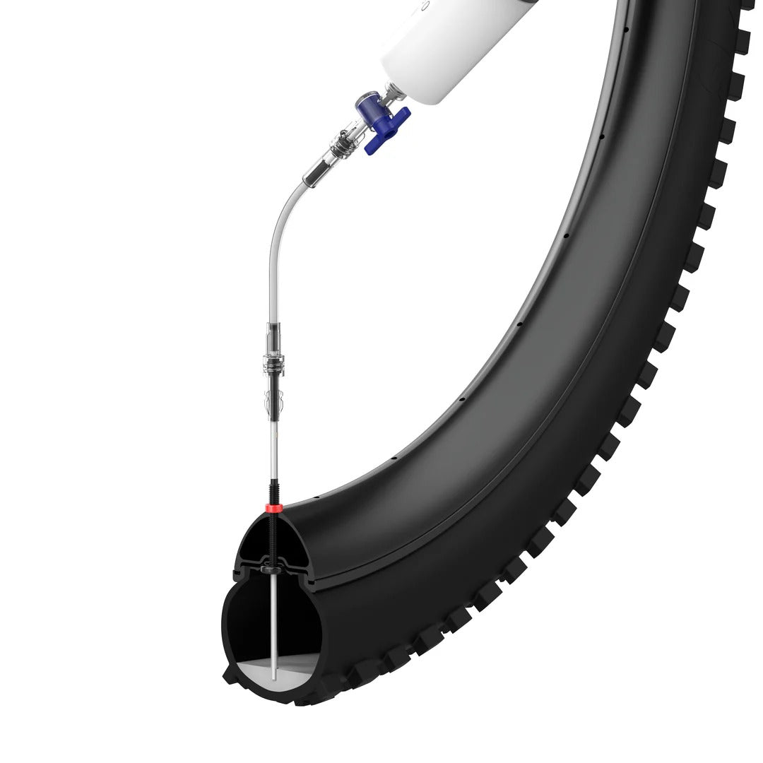 Jeringa para fluido preventivo KOM CYCLING Válvula Alu
