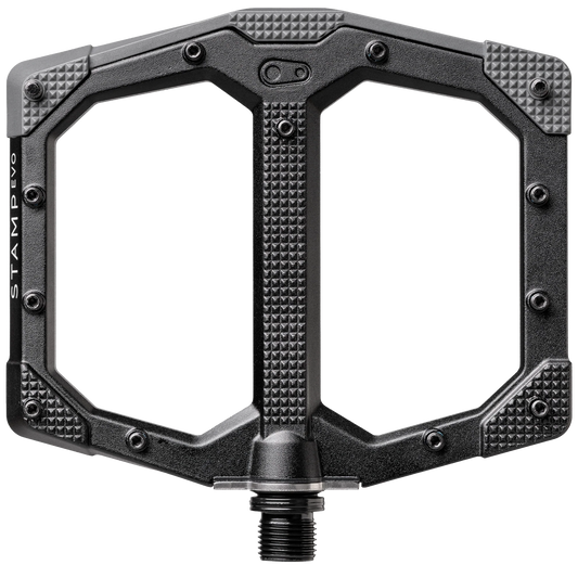 CRANKBROTHERS STAMP EVO Pedales planos grandes Negro