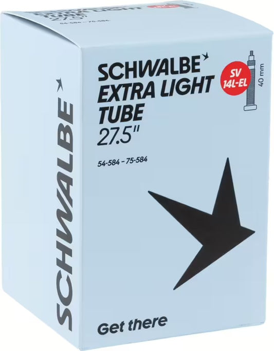Cámara de aire SCHWALBE EXTRA LIGHT SV 14L 27,5/29 x 2,10/3 Presta 40 mm