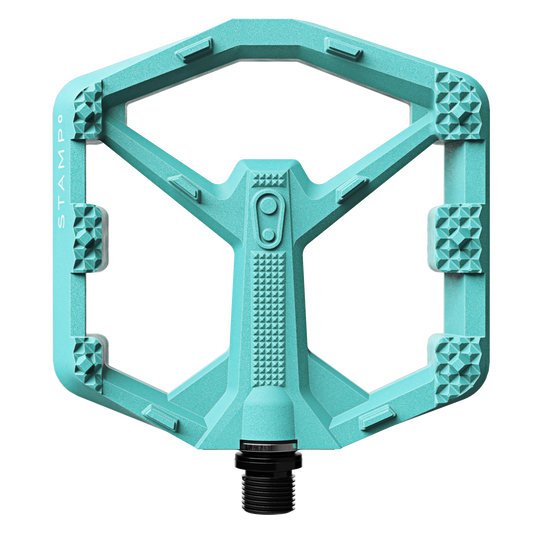 CRANKBROTHERS STAMP 0 Pedales planos pequeños Turquesa