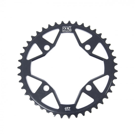 Plato STAY STRONG RACE 4 Tornillos Negro