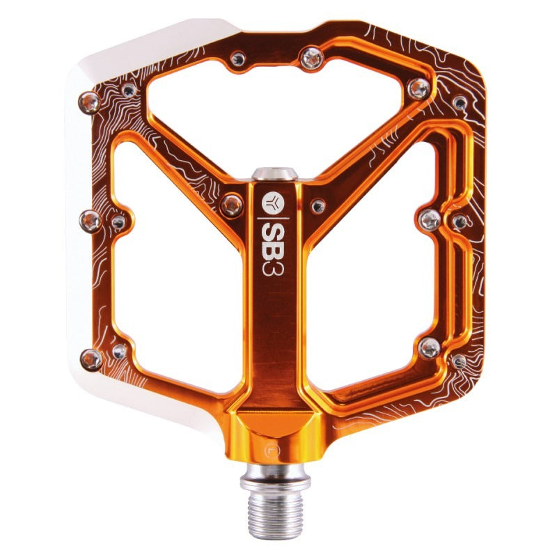 SB3 SPECTRUM Pedales planos naranja