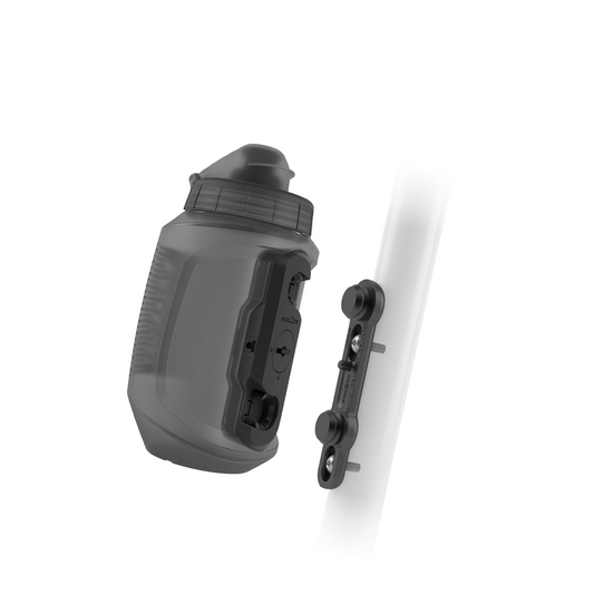 Kit portabidón y portabidón FIDLOCK TWIST BIKE BASE 550 ml Ahumado