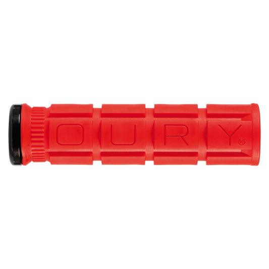 Puños OURY Lock-on V2 135mm Rojo