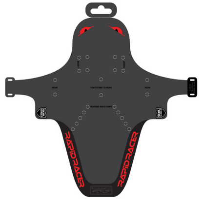 Guardabarros RRP EnduroGuard Standard (horquilla 80 a 120 mm) Negro/Rojo