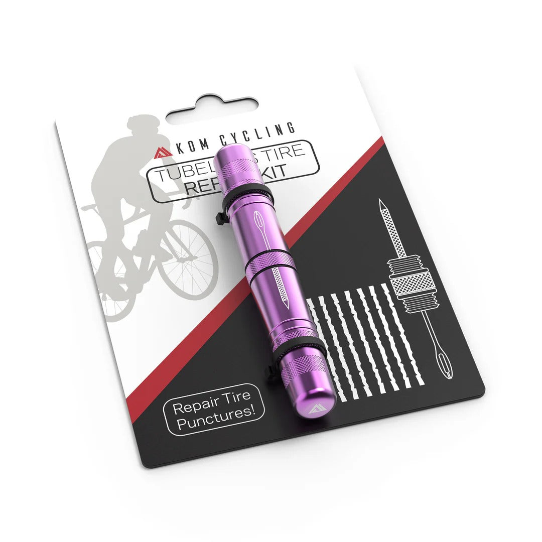 Kit de reparación KOM CYCLING Tubeless Violeta