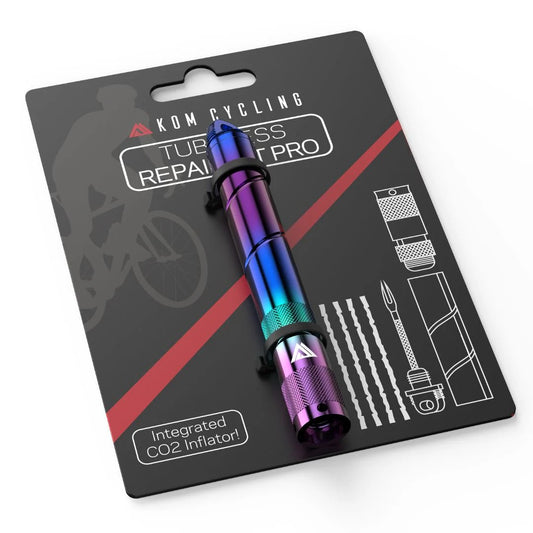 Kit de reparación KOM CYCLING Tubeless PRO Iridescent