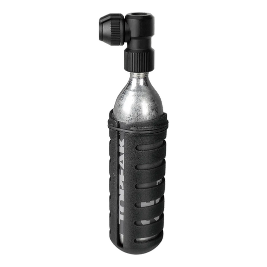TOPEAK NANO AIRBOOSTER L percutor de CO2 + cartucho de CO2 roscado de 25 g (x1)
