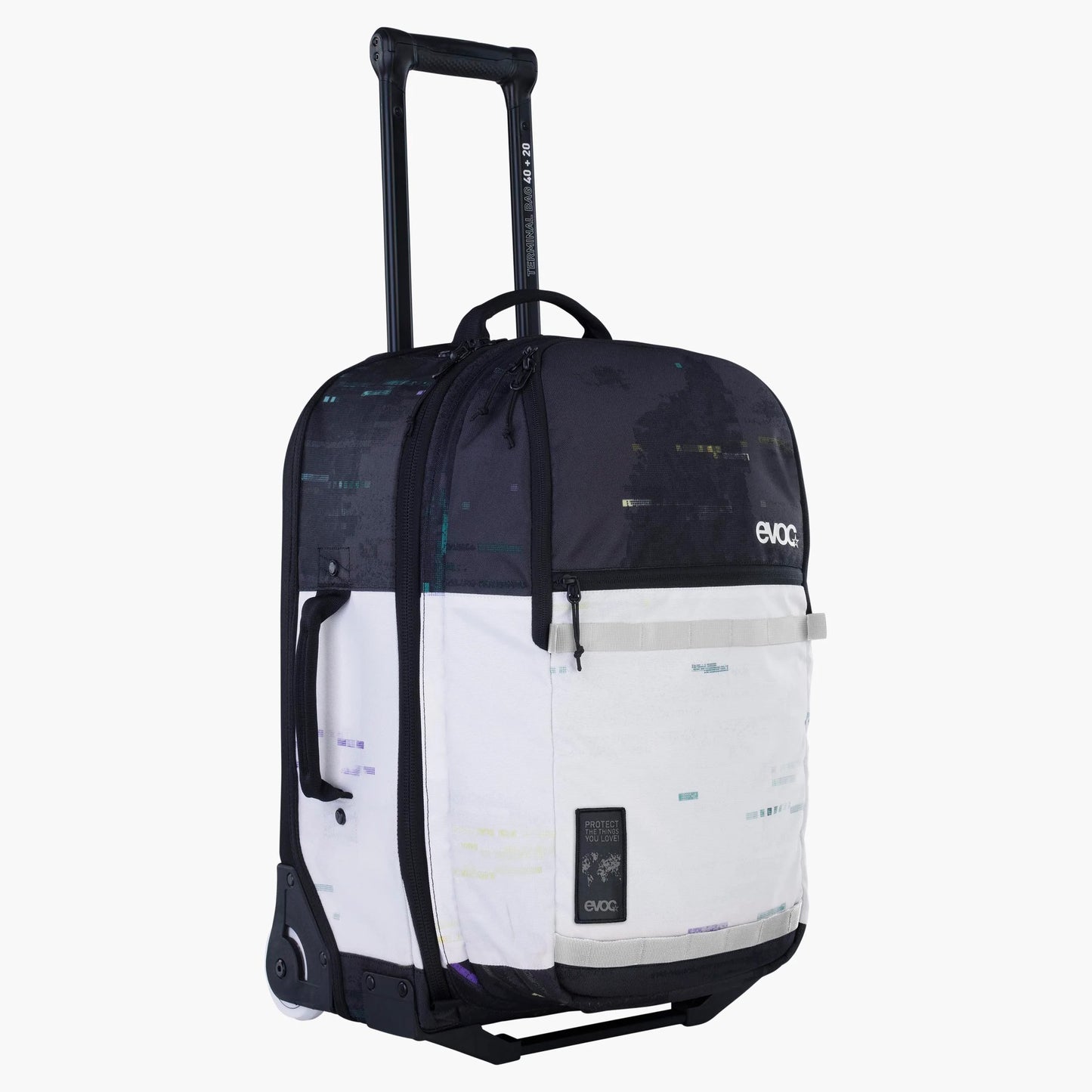 EVOC Trolley maleta 40L +20L Negro/blanco