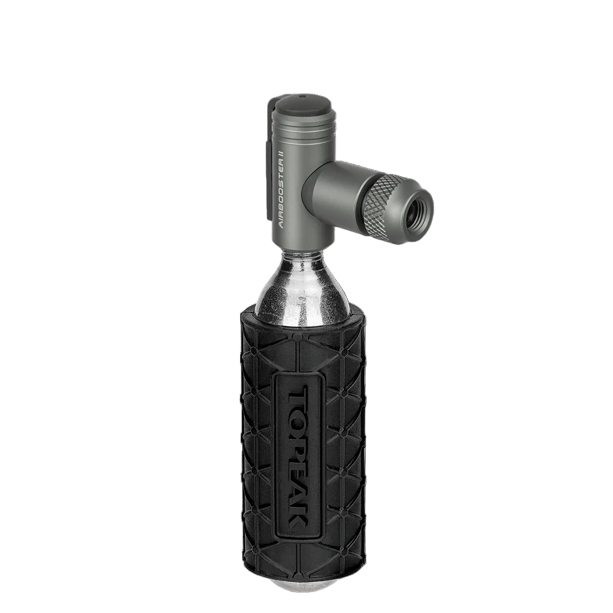 TOPEAK AIRBOOSTER II Tapa de percusión de CO2 + cartucho de CO2 roscado de 16 g (x1)