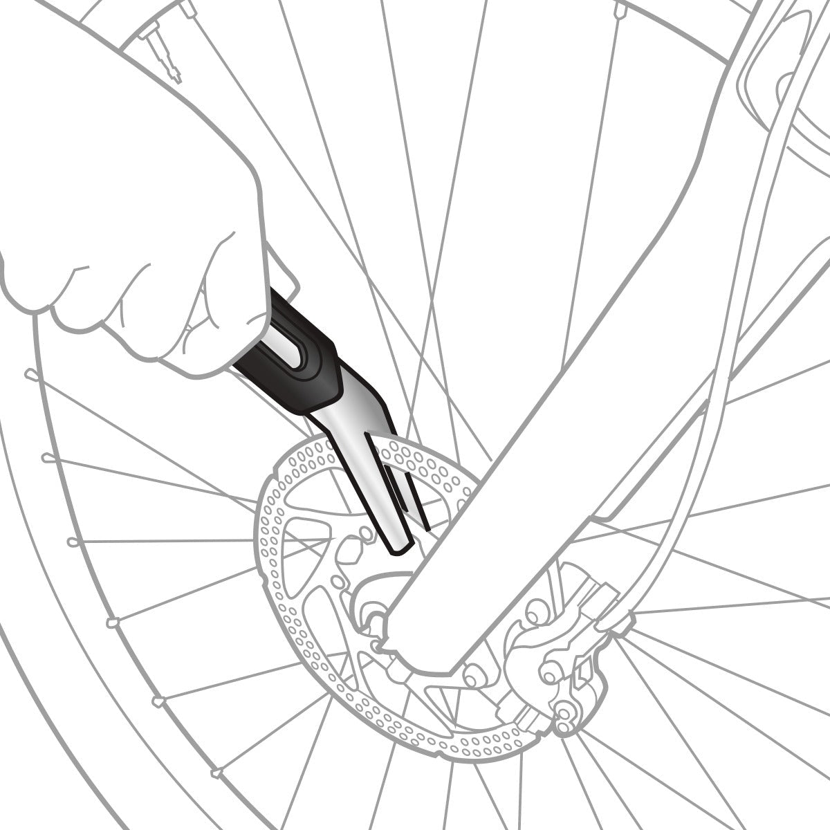 Desbloqueador de discos TOPEAK ROTOR TRU