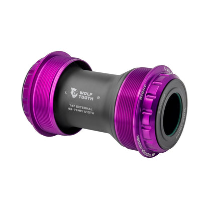 Caja de Pedalier WOLFTOOTH T47 Externa 30mm Ultraviolet Purple