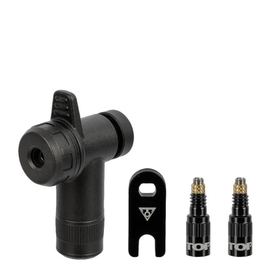 Adaptador de válvula TOPEAK TURBOFLOW COMBO RAPIDHEAD